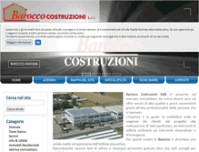 Tablet Screenshot of baroccocostruzioni.com